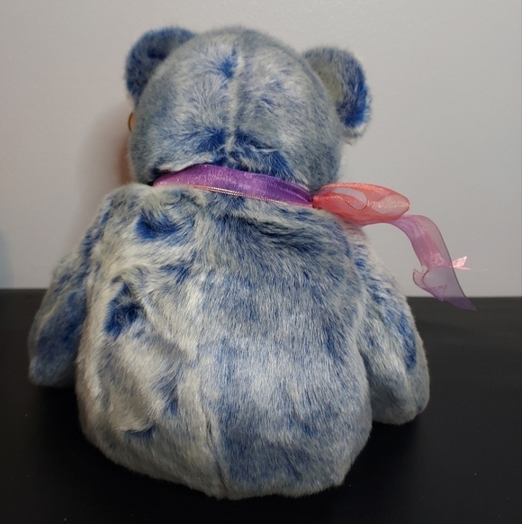TY Periwinkle The Bear (2001) Beanie Buddy - Picture 5 of 8
